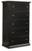Maribel Five Drawer Chest - alternate view 2
