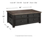 Tyler Creek Lift Top Cocktail Table - alternate view 13