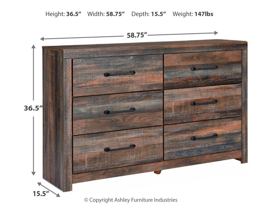 Drystan Six Drawer Dresser - alternate view 7