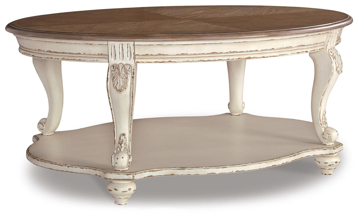 Realyn Oval Cocktail Table - alternate view 2