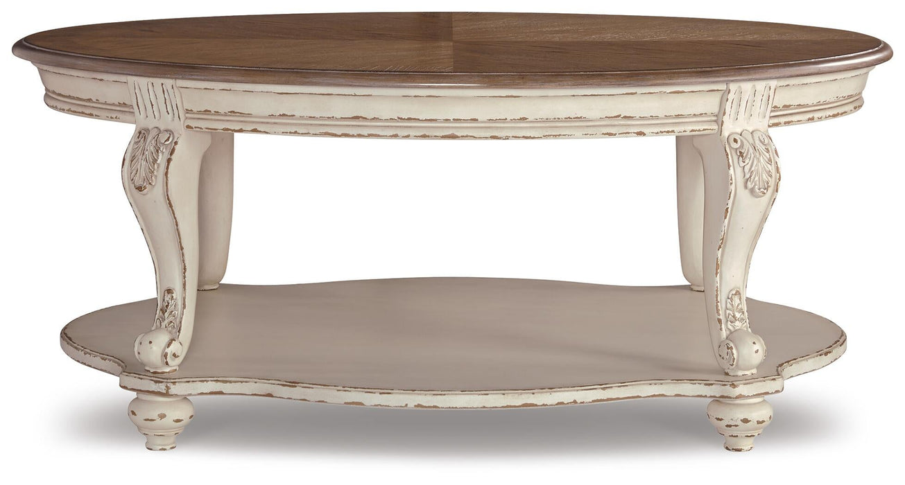 Realyn Oval Cocktail Table - alternate view 3