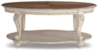 Realyn Oval Cocktail Table - alternate view 3