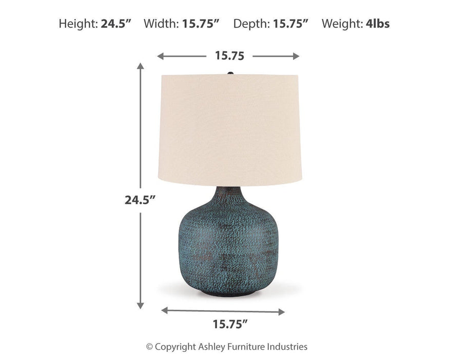 Malthace Metal Table Lamp (1/CN) - alternate view 4