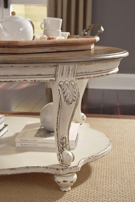 Realyn Oval Cocktail Table - alternate view 4