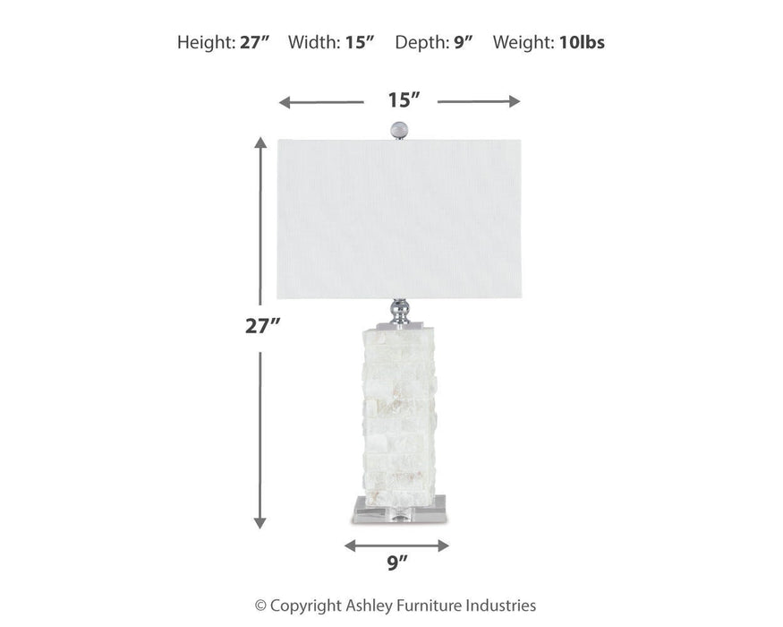 Malise Alabaster Table Lamp (1/CN) - alternate view 4