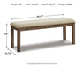 Moriville Upholstered Bench - alternate view 7