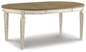 Realyn Oval Dining Room EXT Table - alternate view 2