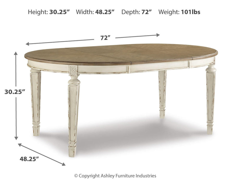 Realyn Oval Dining Room EXT Table - alternate view 7