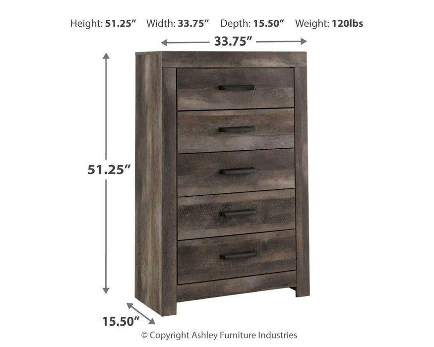 Wynnlow Five Drawer Chest - alternate view 5