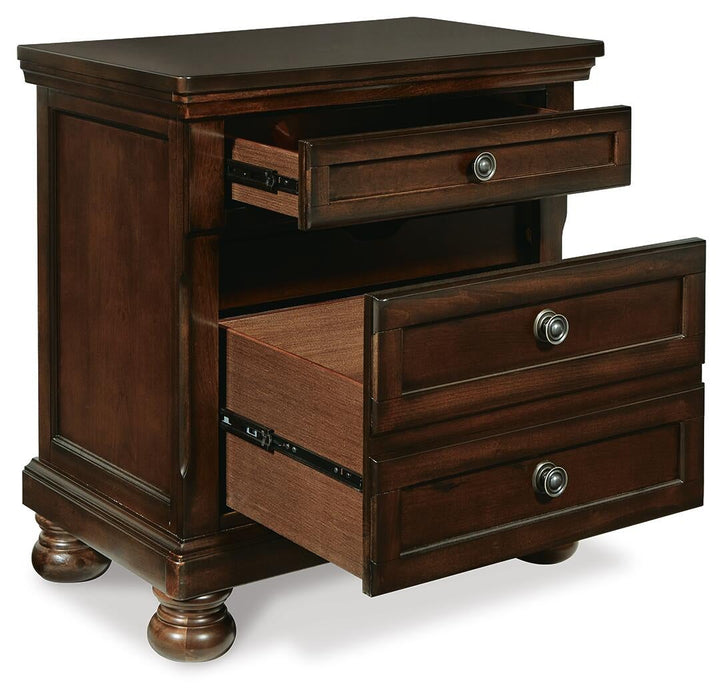 Porter Two Drawer Night Stand - alternate view 4