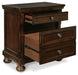 Porter Two Drawer Night Stand - alternate view 4