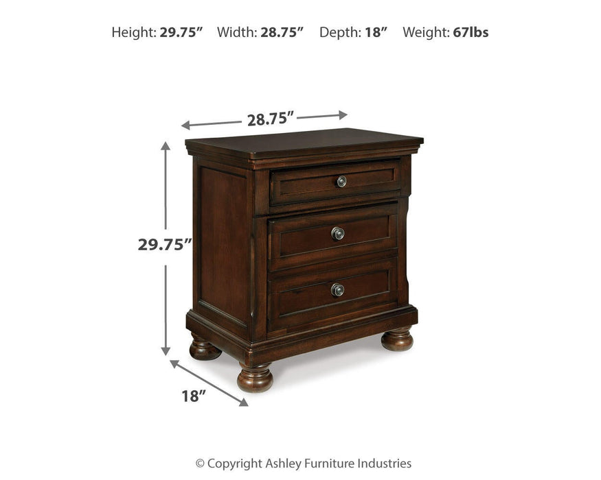 Porter Two Drawer Night Stand - alternate view 8