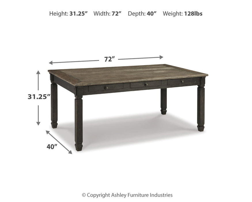 Tyler Creek Rectangular Dining Room Table - alternate view 3