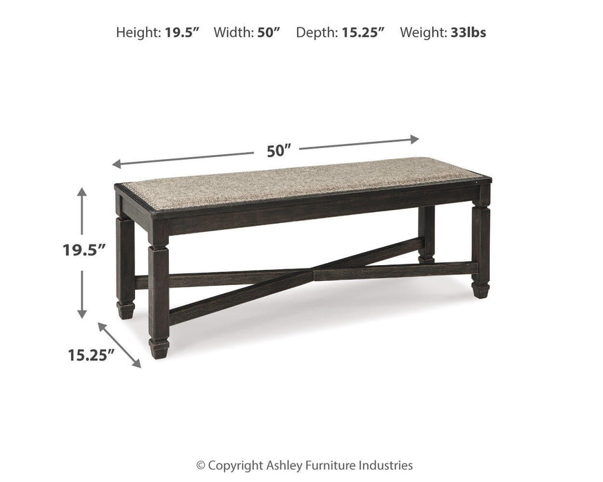 Tyler Creek Upholstered Bench - alternate view 3