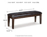 Haddigan Large UPH Dining Room Bench - alternate view 6