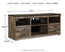 Trinell LG TV Stand w/Fireplace Option - alternate view 5