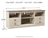 Willowton LG TV Stand w/Fireplace Option - alternate view 6