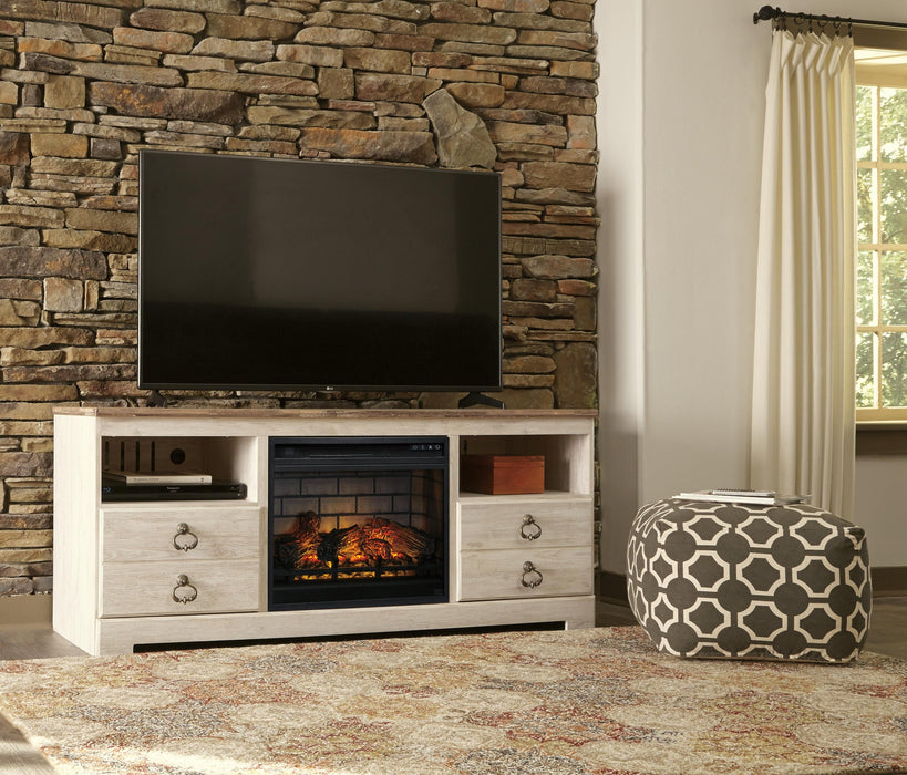 Willowton LG TV Stand w/Fireplace Option - alternate view 4