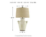 Emelda Ceramic Table Lamp (1/CN) - alternate view 3