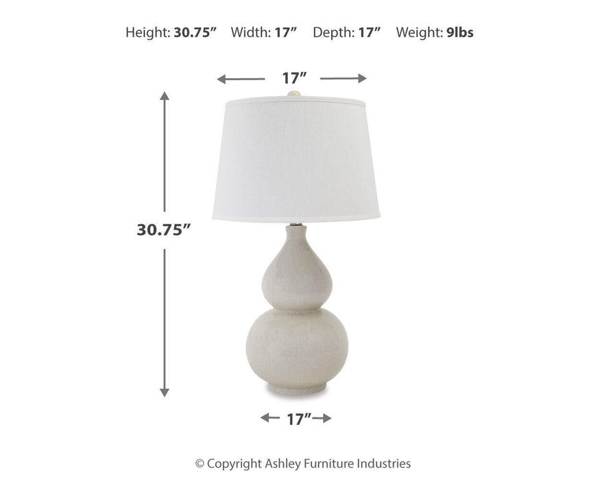 Saffi Ceramic Table Lamp (1/CN) - alternate view 3