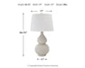 Saffi Ceramic Table Lamp (1/CN) - alternate view 3