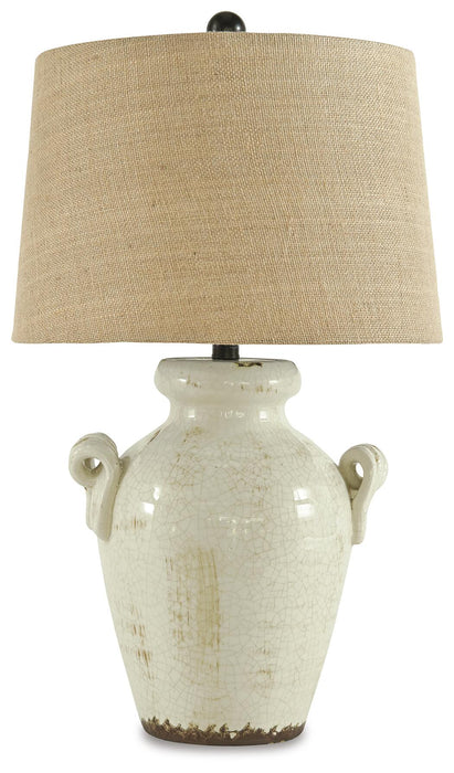 Emelda Ceramic Table Lamp (1/CN) - alternate view 2