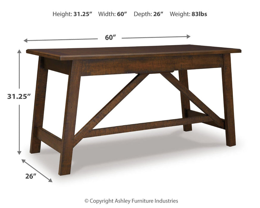 Baldridge Home Office Large Leg Desk - alternate view 10