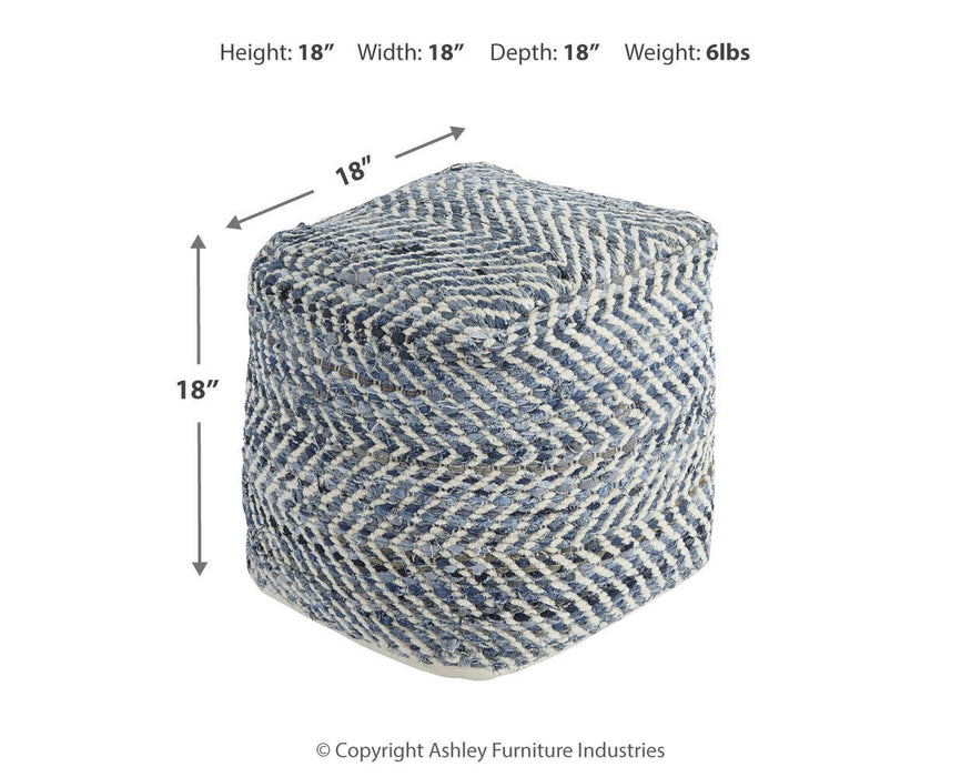 Chevron Pouf - alternate view 3