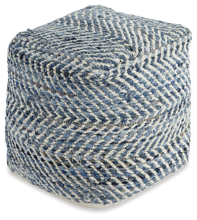 Chevron Pouf - alternate view 2