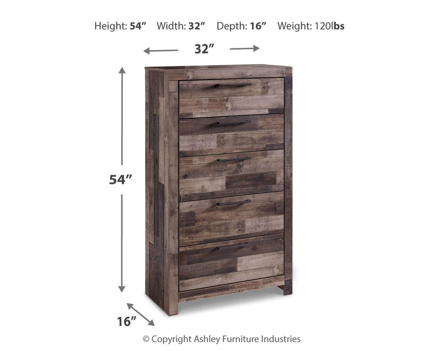Derekson Five Drawer Chest - alternate view 5