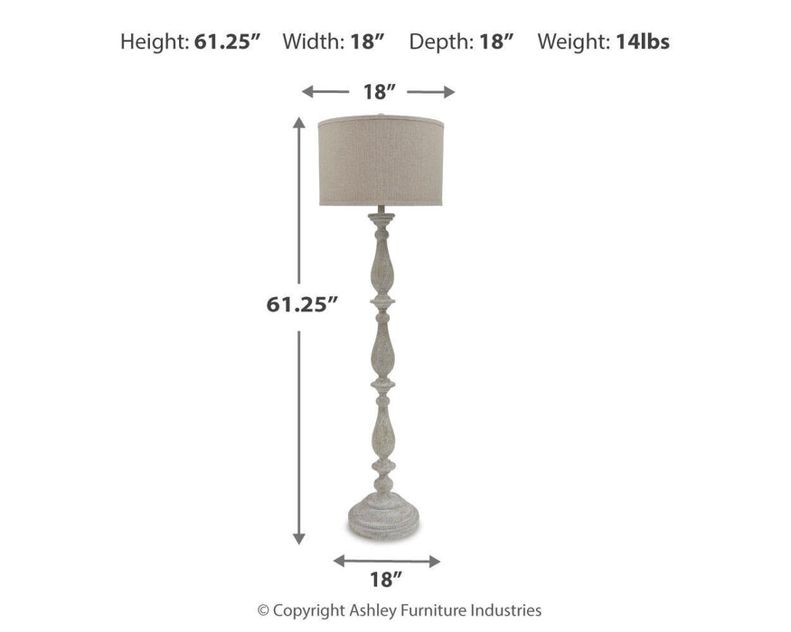 Bernadate Poly Floor Lamp (1/CN) - alternate view 4