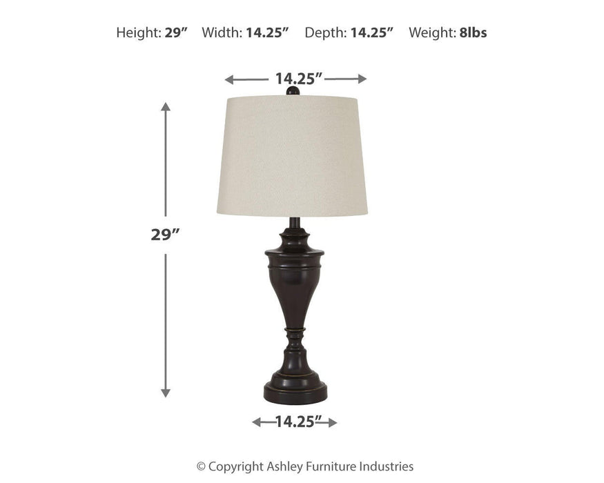Darlita Metal Table Lamp (2/CN) - alternate view 5
