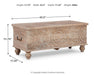 Fossil Ridge Storage Bench - alternate view 4