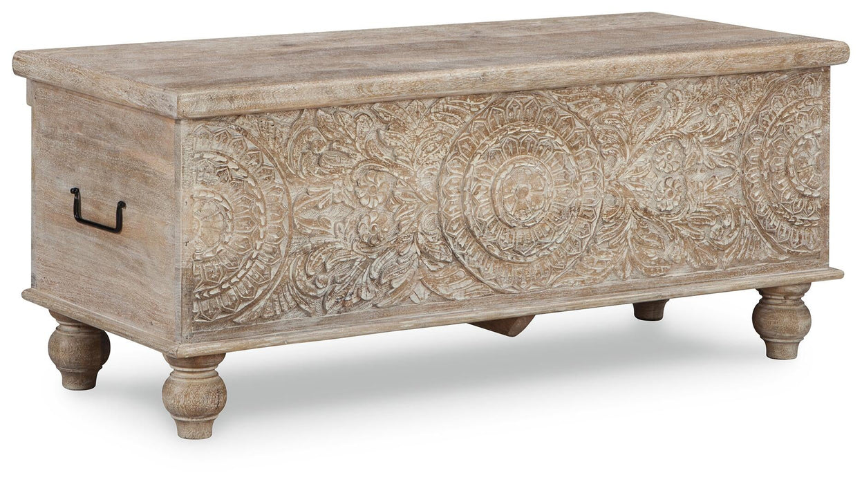 Fossil Ridge Storage Bench - alternate view 2