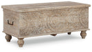 Fossil Ridge Storage Bench - alternate view 2