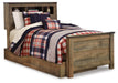 Trinell Twin Bookcase Bed with 1 Large Storage Drawer - alternate view 2