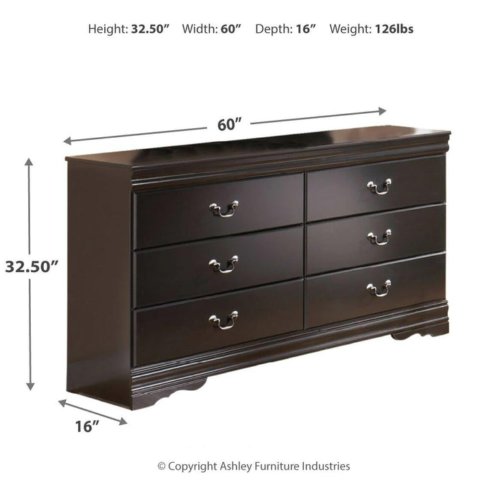 Huey Vineyard Six Drawer Dresser - alternate view 3