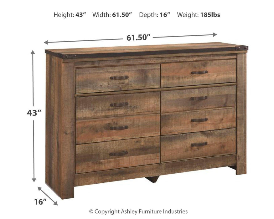 Trinell Six Drawer Dresser - alternate view 5