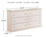 Bostwick Shoals Six Drawer Dresser - alternate view 7
