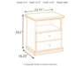 Maribel One Drawer Night Stand - alternate view 7