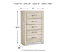 Bellaby Five Drawer Chest - alternate view 6