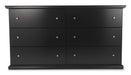 Maribel Six Drawer Dresser - alternate view 5