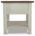 Bolanburg Rectangular End Table - alternate view 4