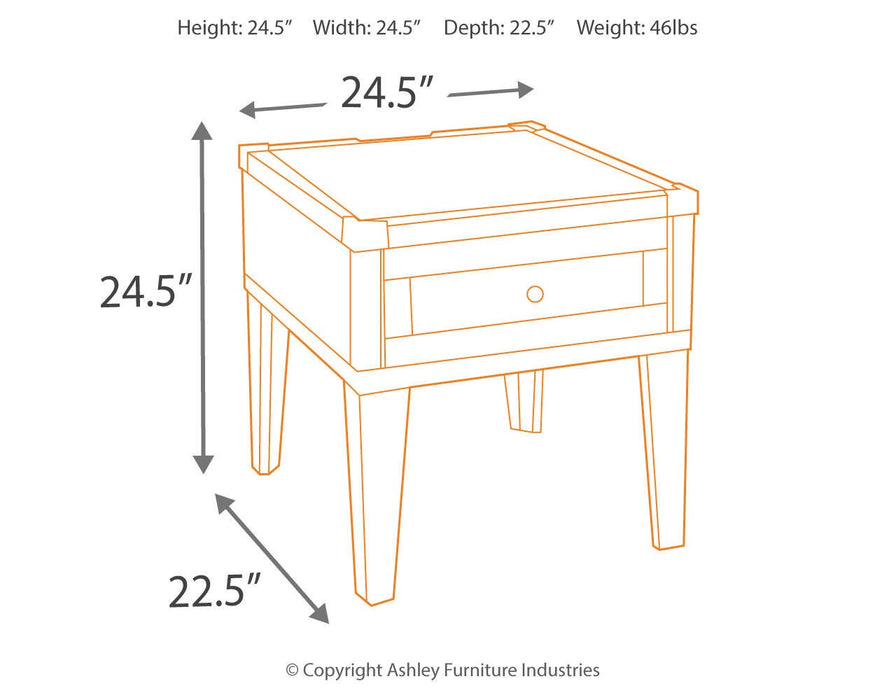 Todoe Rectangular End Table - alternate view 11