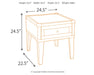 Todoe Rectangular End Table - alternate view 11