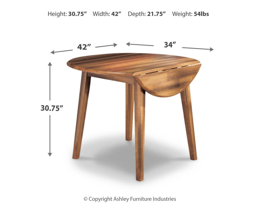 Berringer Round DRM Drop Leaf Table - alternate view 3