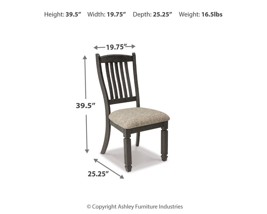 Tyler Creek Dining UPH Side Chair (2/CN) - alternate view 9
