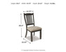 Tyler Creek Dining UPH Side Chair (2/CN) - alternate view 9