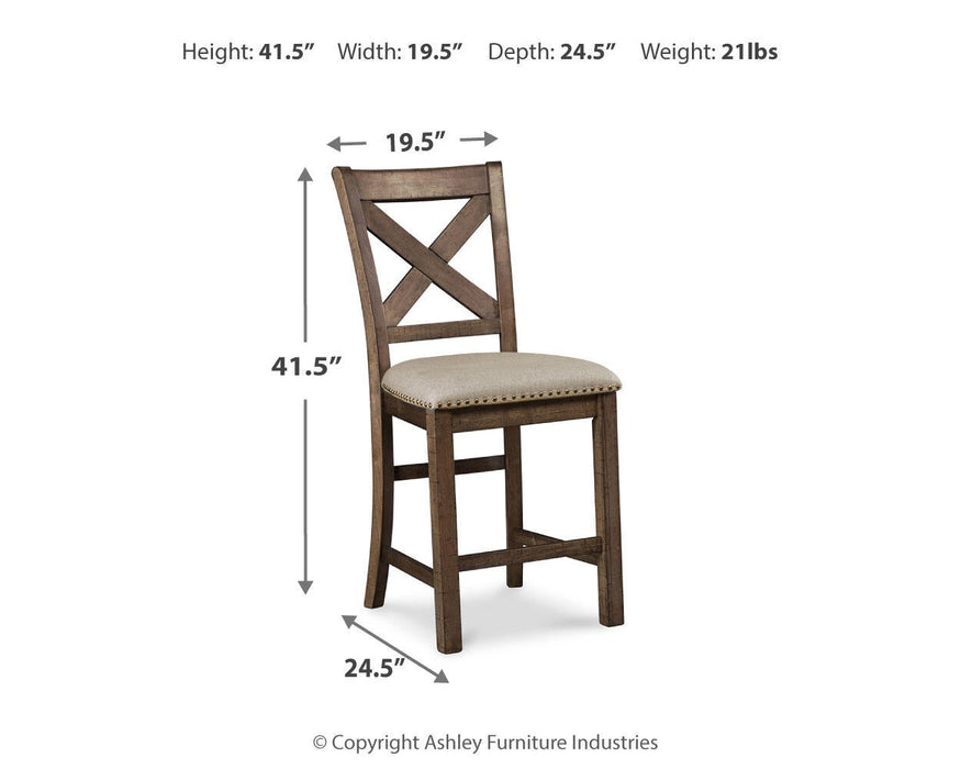 Moriville Upholstered Barstool (2/CN) - alternate view 9