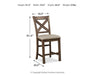 Moriville Upholstered Barstool (2/CN) - alternate view 9